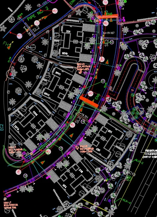 AutoCAD Drawing Converted to WMS